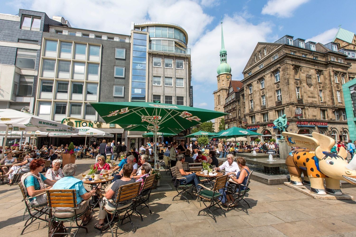 Khu trung tâm của Dortmund. Ảnh: Alamy